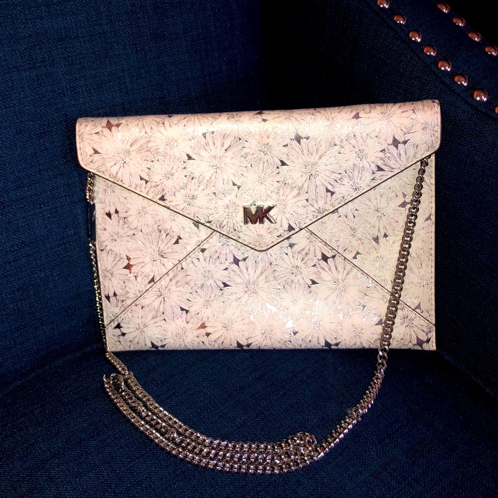 Michael Kors Floral envelope clutch /crossbody bag